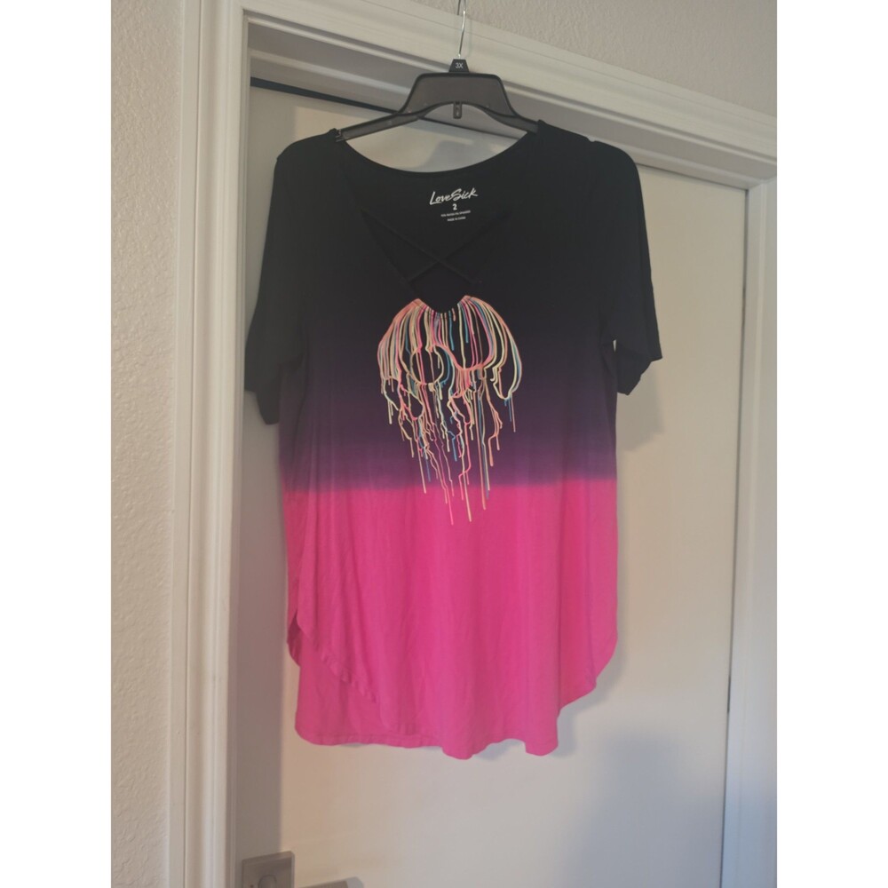 Torrid Love Sick Jellyfish T-Shirt Size 2